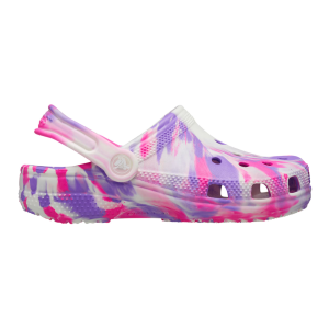 Crocs Classic Glow Marbled Clog - Girls'
