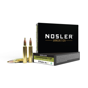 Nosler Expansion Tip 30 Nosler 180 Grain E-Tip Ammunition 20 Rounds