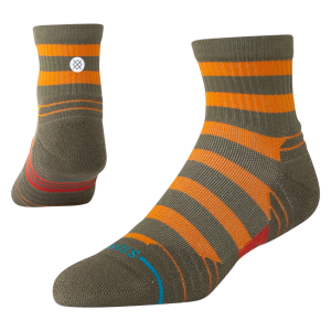 Stance Lumberjack Mid Ribbed QTR Running Sock