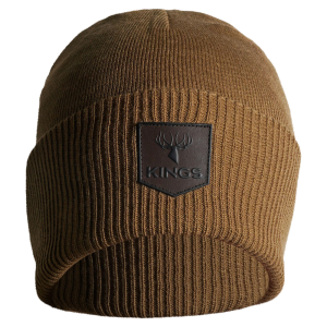 King's Camo Cuffed Basic With Leather Patch Beanie