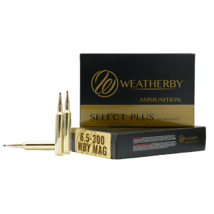 Weatherby Select Plus 6.5x300 Weatherby 130 Grain Scirocco Ammunition 20 Rounds