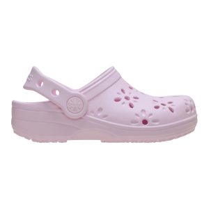 Crocs Classic Floral Cut Out Clog - Toddler
