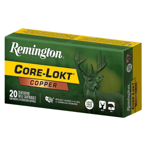 Remington Core-Lokt 300 Winchester Magnum 180 Grain Copper Hollow Point Ammunition 20 Rounds