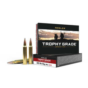 Nosler Trophy Grade 300 Winchester Magnum 190 Grain Accubond LR Ammunition 20 Rounds