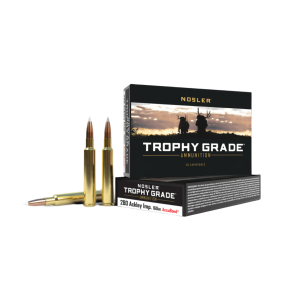 Nosler Trophy Grade 280 Acklye Improved 160 Grain Accubond SP Ammunition 20 Rounds