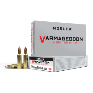 Nosler Varmageddon 221 Fireball 40 Grain HPFB Ammunition 20 Rounds