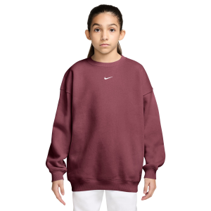 Nike Nike Sportswear Studio LBR Fleece Oversized Crew Hoodie - Girls' - $27.99 at Als.com
