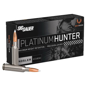 Sig Sauer Platinum Hunter 6.5 Creedmoor 140 Grain Accubond Ammunition 20 Rounds