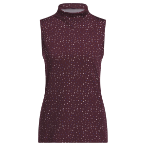 adidas Ultimate365+ Butterspun Floral Mock Neck Top - Women's