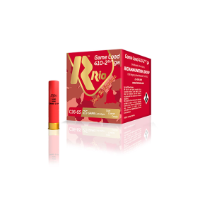 Rio Ammunition Game Load 410 Gauge 6 Shot 2.5" 25 Rounds