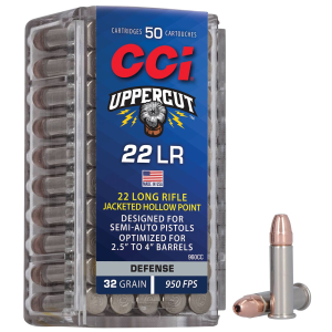 Cci CCI Uppercut 22 LR 32 Grain Jacketed Hollow Point Ammunition 50 Rounds - $10.99 at Als.com