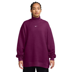 Nike Studio Fleece Medium Weight Oversized Mock Neck Top - Women's