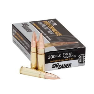 Sig Sauer Elite Match Grainade 300 Blackout 220 Grain OTM Ammunition 20 Rounds