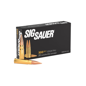 Sig Sauer Elite Ball 300 Blackout 125 Grain FMJ Ammunition 20 Rounds