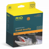 RIO Scandi Short Versitip Fly Fishing Line Straw / Orange Loop #4