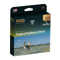 RIO Elite Tropical Outbound Short Fly Line Black / Black / Translucent Blue WF10I/S5/S7