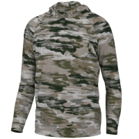 Huk Edisto Waypoint Hoodie - Men's Khaki M