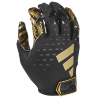 adidas AdiZero 13 Receiver Glove - Men's Black / Metallic Gold M