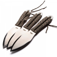 SOG Fling Throwing Knives (3 Pack) Green / Tan 2.82"