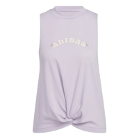 adidas Bloom Knotted Tank Top - Women's Silver Dawn S Regular