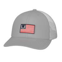 Huk Huk And Bars Trucker Hat - Men's Harbor Mist One Size