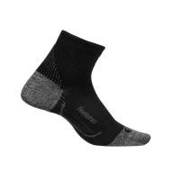 Feetures Plantar Fasciitis Relief Sock Black S