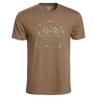 Vortex Optics Three Peaks Short Sleeve T-Shirt Coyote Heather XL