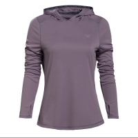 Vortex Optics Sun Slayer Hoodie - Women's Grey Ridge Purple XL