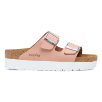 Birkenstock Arizona PAP Flex Platform Nubuck Leather Sandal - Women's