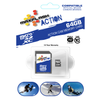 Maxflash Action Micro SDHC Memory Card - 64 GB