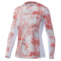 Huk Icon X Mossy Oak Fracture Long Sleeve Shirt - Women's