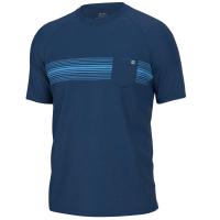 Huk Waypoint Baraboo Strip Crew Short-sleeve Shirt