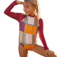 Nani Swimwear Mini Long Sleeve One Piece - Girls'