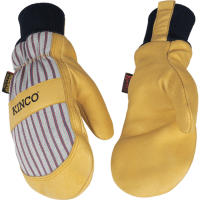 Kinco Lined Premium Grain Pigskin Palm Mitt With Knit Wrist