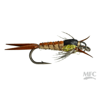 Montana Fly Company Kyle's BH Yellow Sally Fly (12 Count)