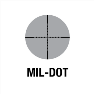 Aim Sports 4X32 Tri Illuminated Scope w/Fiber Optic Sight Mil-Dot Reticle - Aim Sports