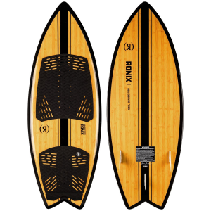 Ronix Koal Classic Fish Wakesurf Board 2025 in Black size 4'6"