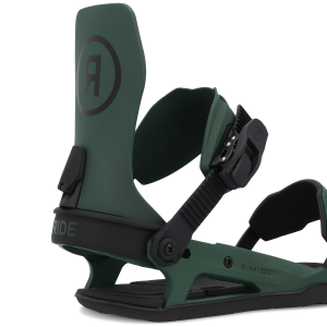 Ride C-6 Snowboard Bindings 2025 in Green size Large | Nylon/Aluminum