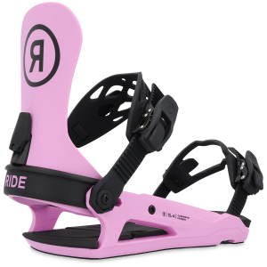 Women's Ride CL-4 Snowboard Bindings 2025 in Pink size Small | Nylon/Aluminum