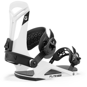 Union Flite Pro Snowboard Bindings 2025 in White size Large | Aluminum