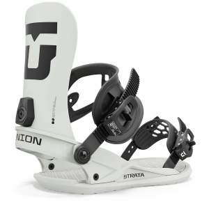 Union Strata Snowboard Bindings 2025 in White size Medium | Aluminum