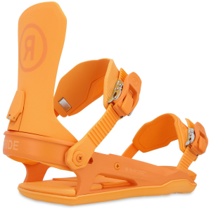 Women's Ride CL-6 Snowboard Bindings 2025 in Orange size Medium | Nylon/Aluminum