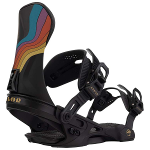 Women's Arbor Sequoia Snowboard Bindings 2025 in Black size Small | Aluminum/Plastic