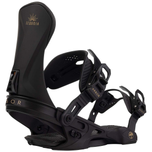 Women's Arbor Sequoia Snowboard Bindings 2026 in Black size Medium | Aluminum/Plastic