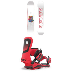 CAPiTA Aeronaut Snowboard 2025 - 161 Package (161 cm) + S Mens in White size 161/S | Nylon