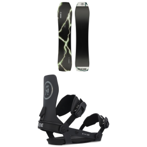 Ride Superpig Snowboard 2025 - 154 Package (154 cm) + M Mens size 154/M | Aluminum