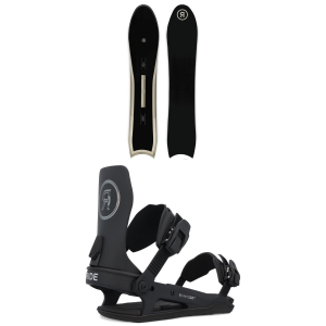 Ride Peace Seeker Snowboard 2025 - 151 Package (151 cm) + M Mens in White size 151/M | Nylon/Aluminum