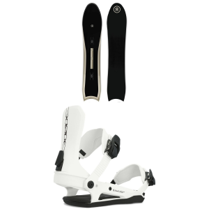 Ride Peace Seeker Snowboard 2025 - 151 Package (151 cm) + S Womens in White size 151/S | Nylon/Aluminum