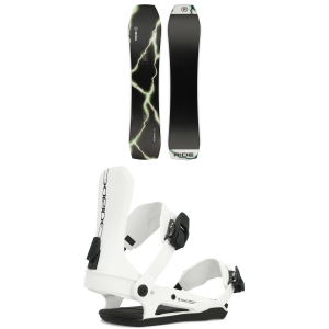 Ride Superpig Snowboard 2025 - 151 Package (151 cm) + S Womens in White size 151/S | Nylon/Aluminum