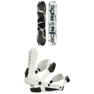 Ride Twinpig Snowboard 2025 - 148 Package (148 cm) + M Womens size 148/M | Aluminum/Bamboo